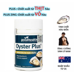 Tinh chất hàu New Zealand Good Health Oyster Plus tăng cường sinh lý nam giới - 489.000đ