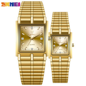 Đồng hồ SKMEI L1018 mặt vuông thép không gỉ sang chảnh - 99.000đ